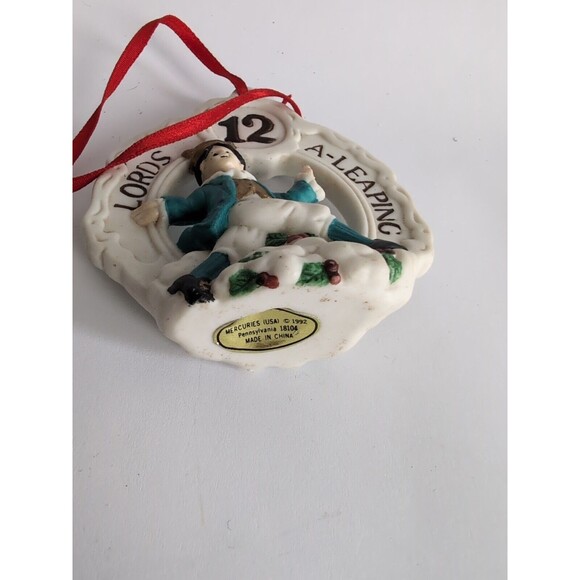 Breckenridge Christmas Ornament Replacement 12 Lord's A-Leapin Days of Ceramic - Picture 3 of 3